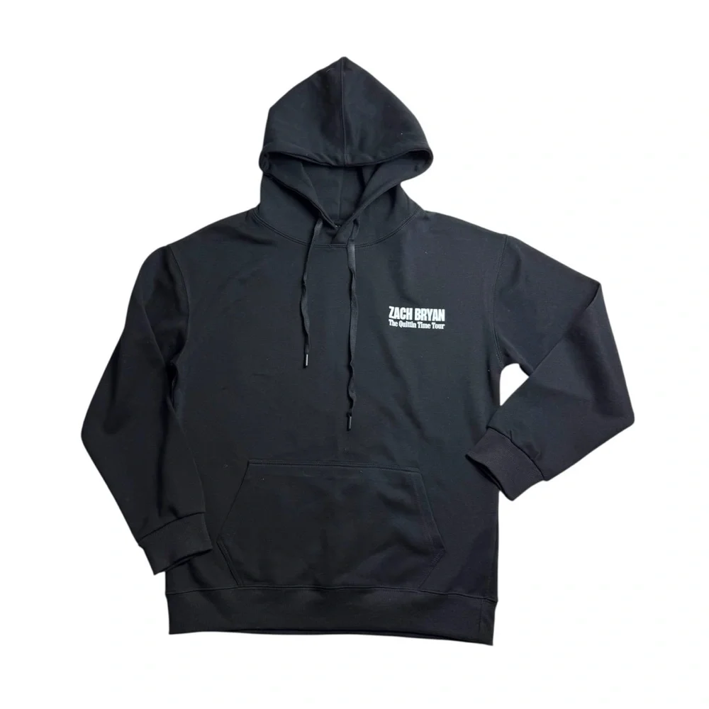 Like new! Zach Bryan The Quittin Time Tour concert black cowboy hat hoodie